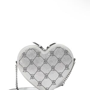 Victoria’s Secret BLING Rhinestones HEART SHAPE CROSSBODY BAG BRAND NEW SEALED